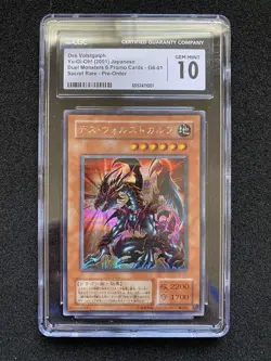 CGC 10 Des Volstgalph G6-01 2001 Duel Monsters Promo Yugioh Japanese Card - Image 1