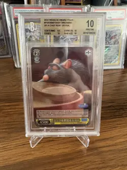 2022 Weiss Schwarz CCG: Pixar Japanese #PXR/S94-019S BGS 10 PRISTINE - Image 1
