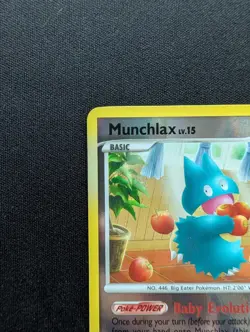 M/NM Pokemon Munchlax Reverse Holo Card 70/111 Rising Rivals - Image 2