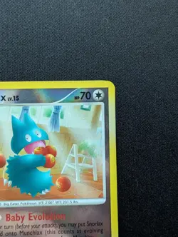 M/NM Pokemon Munchlax Reverse Holo Card 70/111 Rising Rivals - Image 3