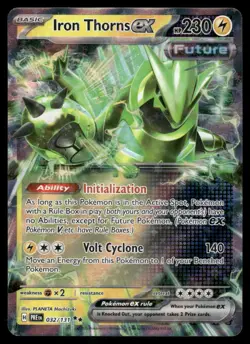 Pokemon Cards Iron Thorns ex 032/131 Prismatic Evolutions Double Rare NM - Image 1