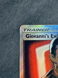 Giovanni's Exile 67/68 Hidden Fates Full Art Holo Rare Pokemon Card NM - Image 4