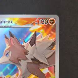Pokemon Lycanroc 166/159 Sv09: Journey Together Illustration Rare Holo Card 2025 - Image 5