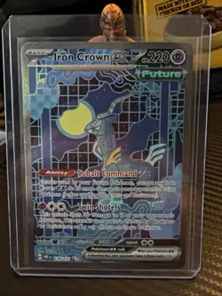 Pokemon TCG Iron Crown EX Prismatic Evolutions Holo Card 158/131 - Image 1