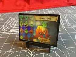 Vintage 2001 Harry Potter TCG Oliver Wood 18/80 Holo Foil Card NM - Image 1