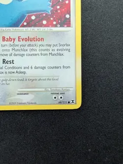 M/NM Pokemon Munchlax Regular Card 69/111 Rising Rivals - Image 5