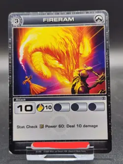 Chaotic Card : Fireram Alliances Unraveled First Edition Attack - Image 1