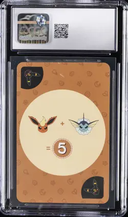 2019 POKEMON PLAYING CARDS KOREAN POINT SALAD - EEVEE ED UMBREON CGC 10 GEM MINT - Image 2