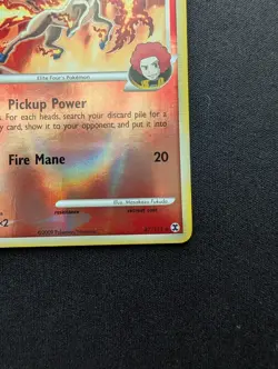 M/NM Pokemon Rapidash Reverse Holo Card 47/111 Rising Rivals - Image 5