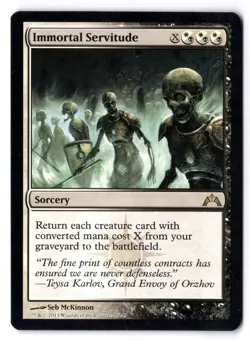 Immortal Servitude LP* Gatecrash ENGLISH 220/249 mtg -UnltdCards - Image 1