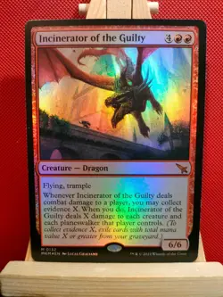 Incinerator of the Guilty FOIL - Murders at Karlov Manor - Mythic - NM - MTG - Image 1