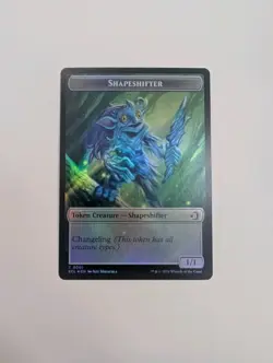 MTG - Shapeshifter 0001/Merfolk 0008 Token (Foil) - Lorwyn Eclipsed NM/M Cond - Image 1