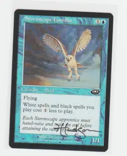 Magic the Gathering Stormscape Familiar ~ M/NM ~Planeshift~ Signed by Artist 2 - Image 1