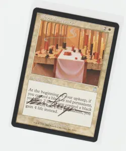 Magic the Gathering ~ Dega Sanctuary ~ M/NM ~ Apocalypse ~ Signed by Artist #1 - Image 1