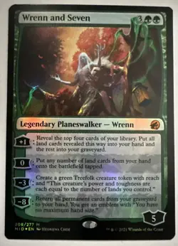 Wrenn And Seven #208 foil MTG Magic - Image 1