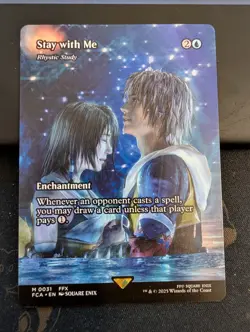 Stay with Me (Rhystic Study) - Showcase Full Art - Final Fantasy - #0031- NM MTG - Image 1