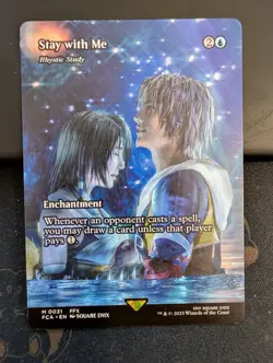 Stay with Me (Rhystic Study) - Showcase Full Art - Final Fantasy - #0031- NM MTG - Image 2