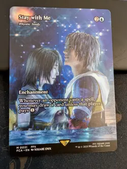 Stay with Me (Rhystic Study) - Showcase Full Art - Final Fantasy - #0031- NM MTG - Image 4