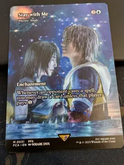 Stay with Me (Rhystic Study) - Showcase Full Art - Final Fantasy - #0031- NM MTG - Image 5