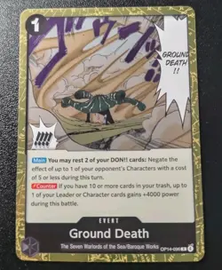 One Piece CCG Ground Death Rare Foil Card OP14-096 NM - Image 1