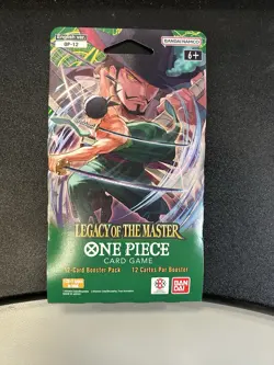 Sleeved Booster Pack - One Piece TCG OP12 Legacy Of The Master Factory Sealed - Image 1