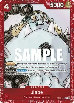 Jinbe (Premium Card Collection -ONE PIECE FILM RED Edition-) (OP01-014) - One Pi - Image 1