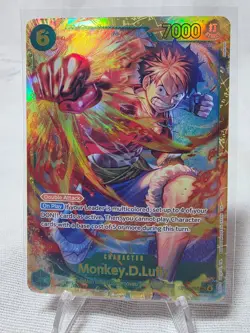 One Piece Carrying On His Will Monkey .D. Luffy OP13-118 SEC English - Image 1