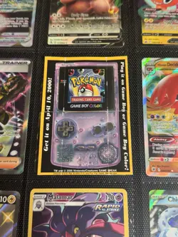 Vintage Nintendo Pokemon Game Boy Card Folding Promotional Rare Collectible 2000 - Image 1