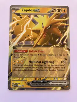 Zapdos ex 049 Sv: Scarlet & Violet Promo Cards Holo - Image 1