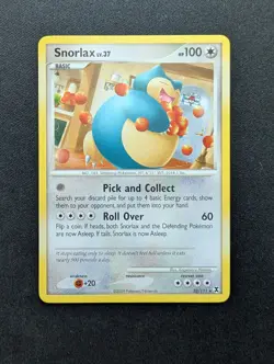 M/NM Pokemon Snorlax Regular Card 33/111 Rising Rivals - Image 1