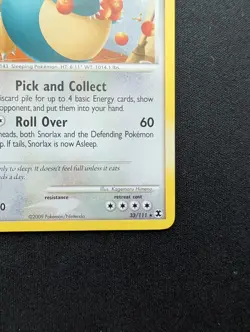 M/NM Pokemon Snorlax Regular Card 33/111 Rising Rivals - Image 5