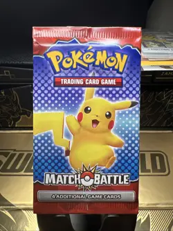1X 2022 Pokemon Match Battle McDonalds Promo Sealed Booster Card - Image 1