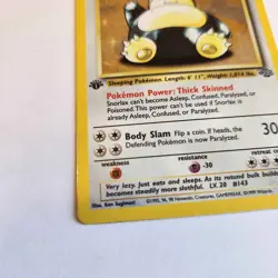 Snorlax 11/64 1st Edition Jungle Holo Rare Pokemon Card TCG 1999 - Image 5