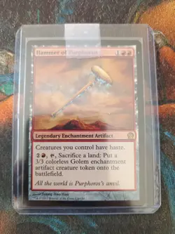 Hammer of Purphoros Theros Foil, NM, MTG, Magic, FREE NEXT DAY SHIPPING! - Image 1