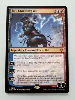 Magic The Gathering Mythic Ral Crackling Wit Legendary Planeswalker BLB 0230 - Image 1
