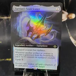 Tarrian's Soulcleaver - Foil -(Extended Art) The Lost Caverns of Ixalan LCI LP - Image 1