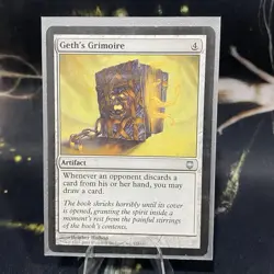 Magic the Gathering - Geth's Grimoire - MP - Darksteel - MTG - Artifact - Image 1