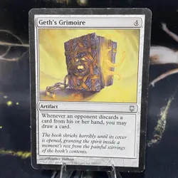 Magic the Gathering - Geth's Grimoire - MP - Darksteel - MTG - Artifact - Image 3