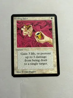 MTG Healing Salve Alpha Magic the Gathering - Image 1