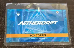 Magic the Gathering MTG Aetherdrift Box Topper Promo Pack - New Sealed - Image 1