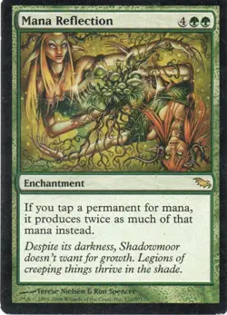 MTG: Shadowmoor: Mana Reflection: Moderately Played Condition - Image 1