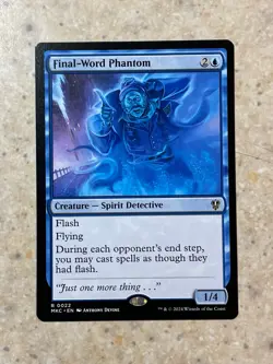 MTG NM Final-Word Phantom [Murders at Karlov Manor Commander] - Image 1