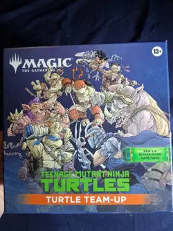 MTG. TMNT TEAM-UP OPEN BOX **ONLY MISSING THE 4 BOOSTER PACKS.** - Image 1