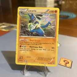 Pokemon TCG Lucario Reverse Holo Rare Card 78/135 Plasma Storm - Image 1