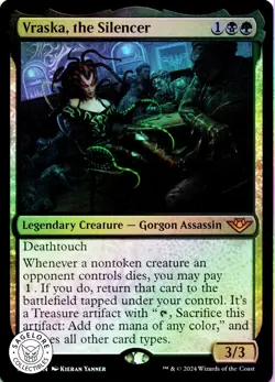 Vraska, the Silencer - Foil - Outlaws of Thunder Junction - 237 NM - Image 1