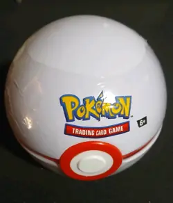 Pokemon TCG 2025 Poke Ball Tin Sealed Tin PREMIER BALL with 3 Booster Packs - Image 1