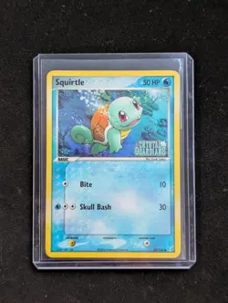 Pokemon Squirtle 63/100 EX Crystal Guardians Reverse Holo Stamped - Image 1