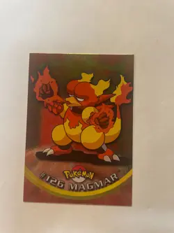 1999 Topps Pokemon TV Animation Edition #126 Magmar Foil - Image 1