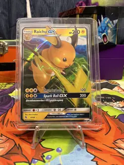 Pokemon TCG Raichu GX Hidden Fates 20/68 Holo Ultra Rare - Image 1