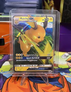 Pokemon TCG Raichu GX Hidden Fates 20/68 Holo Ultra Rare - Image 5